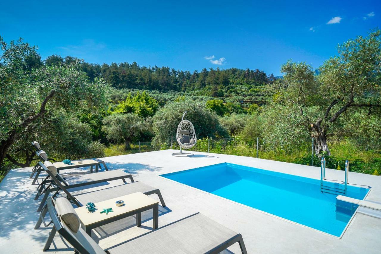 Villa Santa Marina Makriammos Bagian luar foto