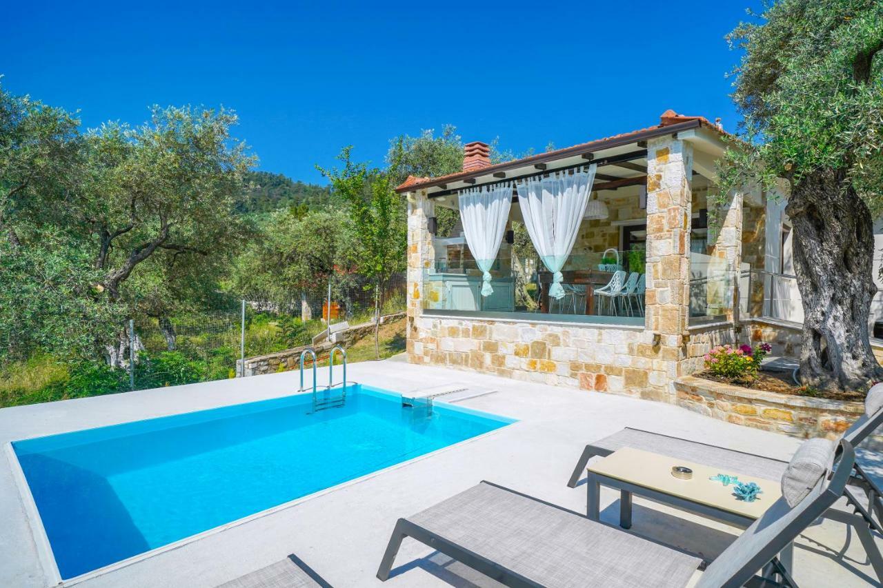 Villa Santa Marina Makriammos Bagian luar foto