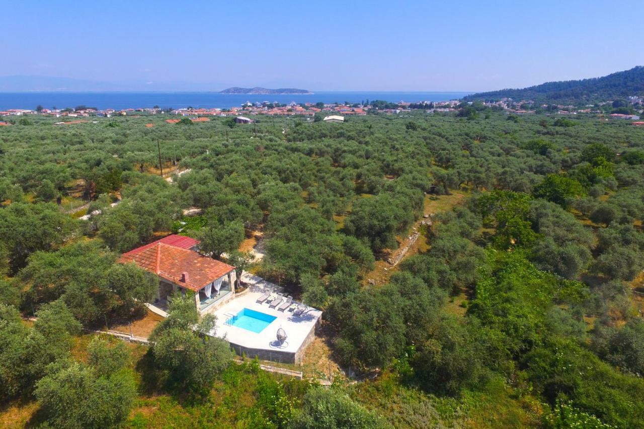 Villa Santa Marina Makriammos Bagian luar foto